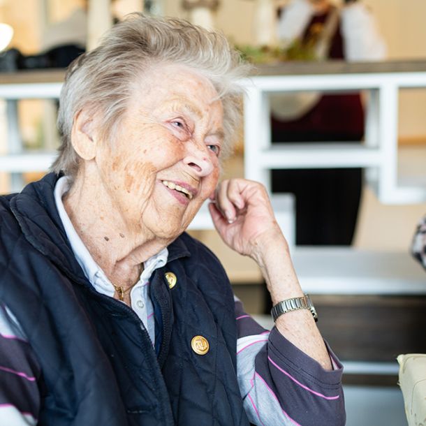 Bewohner der Altenpension